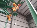 Steel Parts Overhead Hanger Type Shot Blasting Machine PLC Control