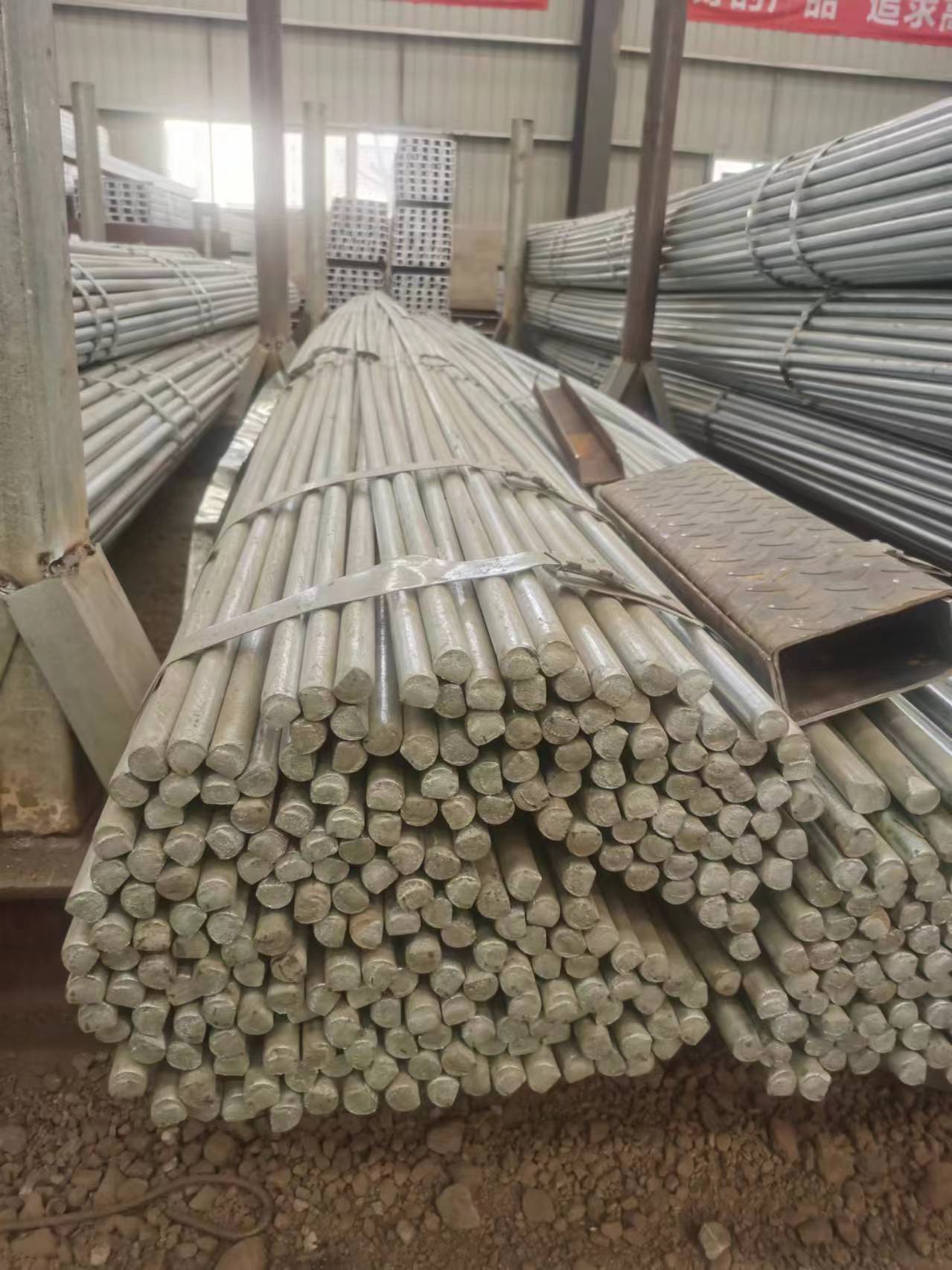 GB Standard Hot Dip Galvanized Round Steel for Welding Applications