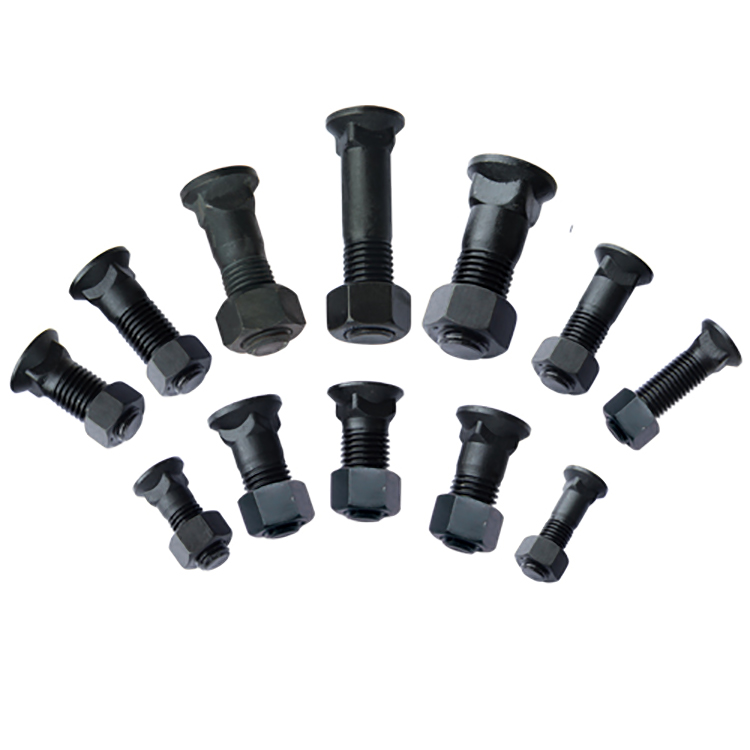 Excavator Bulldozer Attachment Black Hexagon Flange Bolt 8S9089 2B2006 2H6488 6F5282