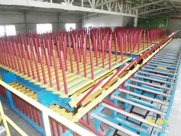 Cheap Cross cut Panel Cooling Rack System PU Sandwich Panel Line for sale