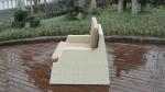 Hand-Woven Comfortable Cane Obelisk Chair For Indoor Living Room