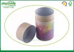 Candle Paper Cylinder Containers , Color Printing Kraft Paper Tube Packaging