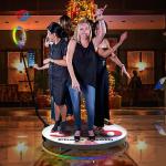 1 Person 360 Rotating Photo Booth Remote Control Customized Logo