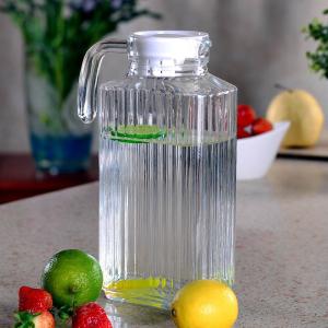 Quality 1800ml/60oz Glass Serving Pitcher Environmental Friendly Glass Material wholesale