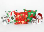 Christmas Pattern Printed Office Canvas Pillowcase With Zipper