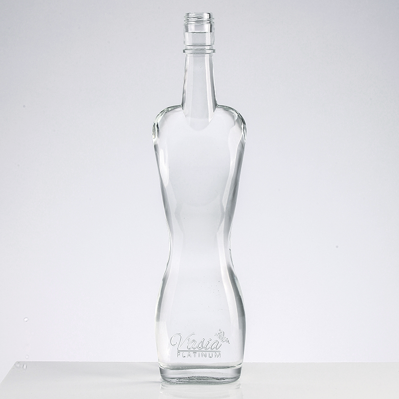 Whisky Spirit Glass Products Unique Shape Woman Body Glass Liquor Bottle for Liquor