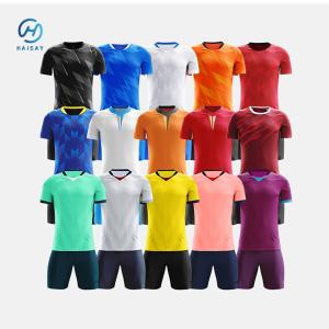 Quality Tailored to Your Style Children Size Football Uniforms with Ribbed/Crew Collar Style wholesale