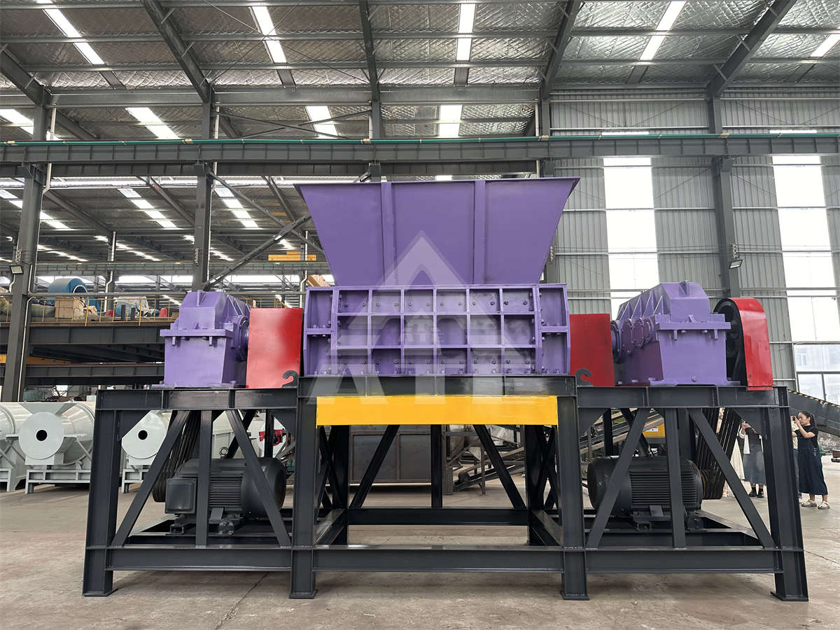 Diesel Engine Two Shaft Shredder Car Shell Shredder High Efficiency