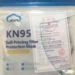 Foldable Personal Protective Valve KN95 Respirator Earloop Mask