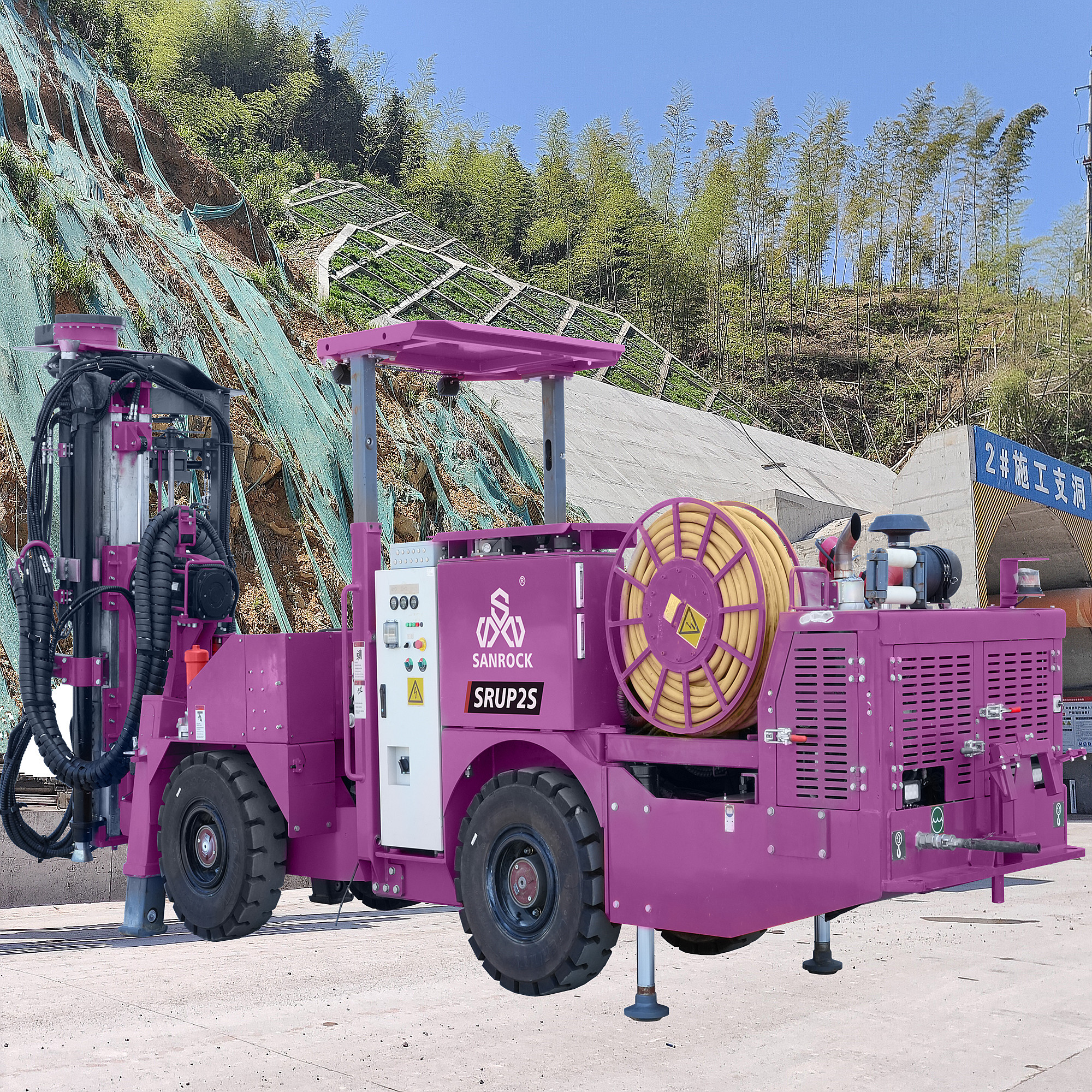 Underground Jumbo Drilling Rig Tunnel Construction Machine Hydraulic Mining Drilling Rig
