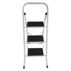 Quality EN131 3 Steps Steel Step Stool Rust Proof Indoor Steel Foot Stool wholesale