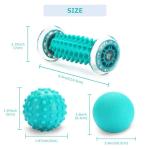 Non Toxic Shiatsu Foot Massager Roller Customized Logo For Treatment Plantar