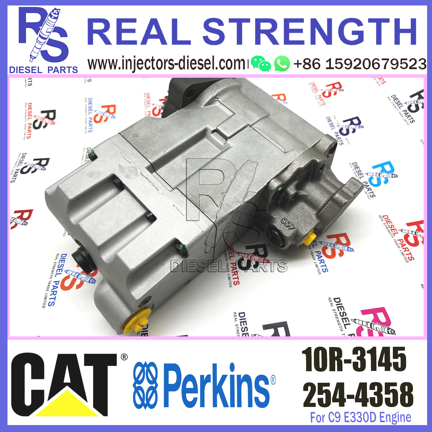 Diesel Fuel Injection Pump 254-4358 10R-3145 For Caterpillar Mechanical C7 C9 Engine