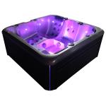 Outdoor Acrylic Hot Tub Whirlpool Massage Bathtub With cascading waterfall and