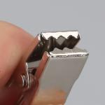 Polished Nickel Round Curtain Ring Stainless Steel Curtain Clip