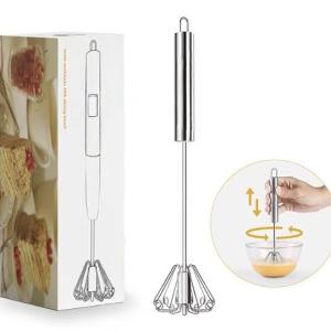 Quality Stainless steel semi-automatic egg beater，multifunctional cooking tool wholesale