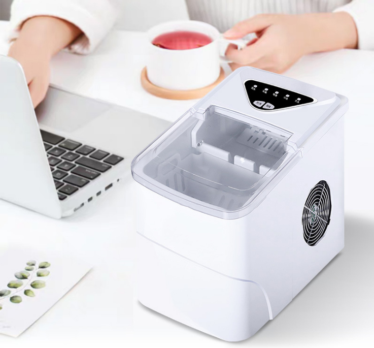Automatic Stainless Steel Portable Nugget Ice Maker for Home High Capacity 105w Power 15kgs/24hrs Ice Making Capacity
