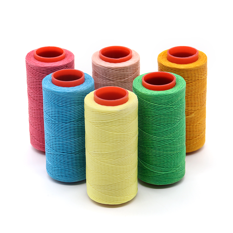 1mm 150D Waxed Thread Coated Cord for Heavy Duty Leather Sewing Book Binding and More