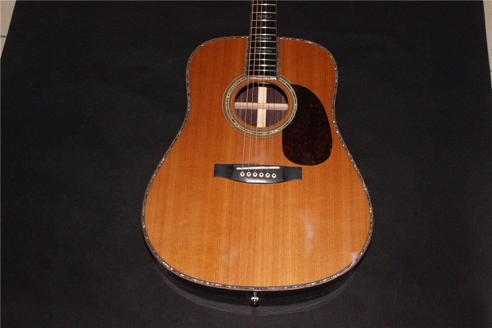 AAAA all solid dreadnought guitars customize D-45 handmade amazing acoustic guitar