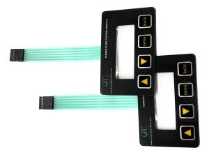 Quality Screen Printing Waterproof Membrane Switches Silver Conductive Circuit With 2.54MM Pitch wholesale