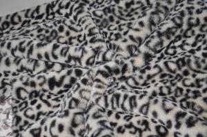 Quality Luxurious Leopard Print 100% Polyester Fabric For Unique Fashion wholesale