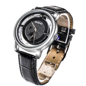 Quality BARIHO Men's Quartz Watch Genuine Leather Band Miyota Movement 711 wholesale