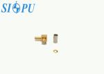 SMP Female Angled RF Coaxial Connectors Mate With RG 178/U Cable