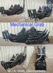 Longer Life Span Mechanical Stone Grapple For CAT HITACHI KOMATSU SANY