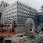 Mall / Mansion / Industrial Water Tank , Fire Weldable Bolted Steel Tanks