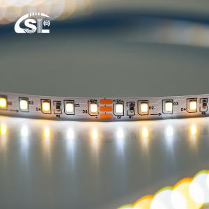 Quality High Lumen 12v24v 8mm 120leds 3000K-6500K CCT Dual Color Die-Cutting Board SMD2835 LED Strip Light wholesale