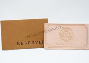 Quality ODM Embossed Genuine Leather Patches For Clothing And Home Textiles wholesale