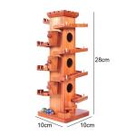 Funny Marble Ball Run Wooden Towers Construction Educational For Children