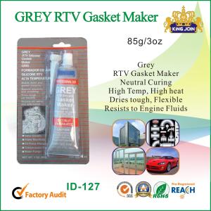 Quality High Heat Non Corrosion Ge Silicone Sealant For Cars , Grey RTV Gasket Maker wholesale