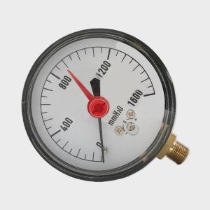 Quality 1600mmH2o Steel Case Low Pressure Gauge 63mm Dial wholesale