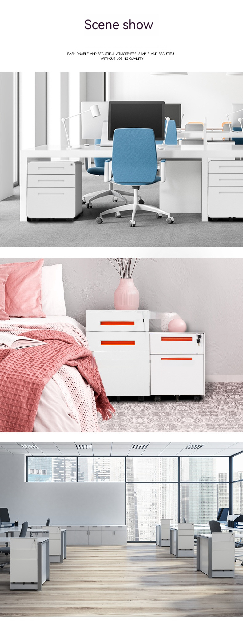 Specific Filing Cabinet Sturdy and Durable Steel Office Mobile File Tin Small Cabinet