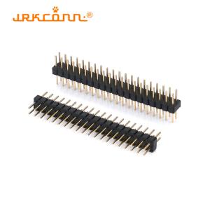 Quality Straight Dip Type 2.54mm Pitch Machined 180 Degree Round Female Pin Header Connector wholesale