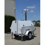 2m to 12m lockable telescoping pneumatic mast aluminum mast