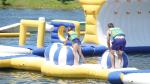 Bouncia Inflatable Water Games / Inflatable Aqua Fun Park For Sale