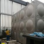 Weld 10000M3 SUS316 Cubic Assemble Water Tank 1*0.5M