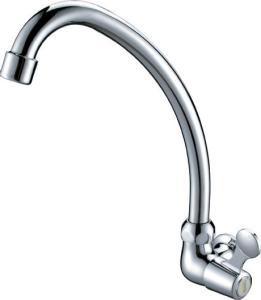 Quality Deck Mounted Kitchen Sink Cold Water Faucet with Single Lever , Ceramic Cartridge wholesale