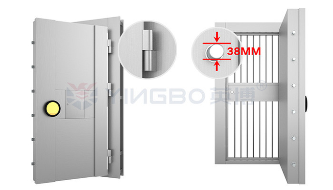 Anti Theft Safe Vault Door For Bank Home Office Security Fire Rated Vault Doors H2250* W1450mm