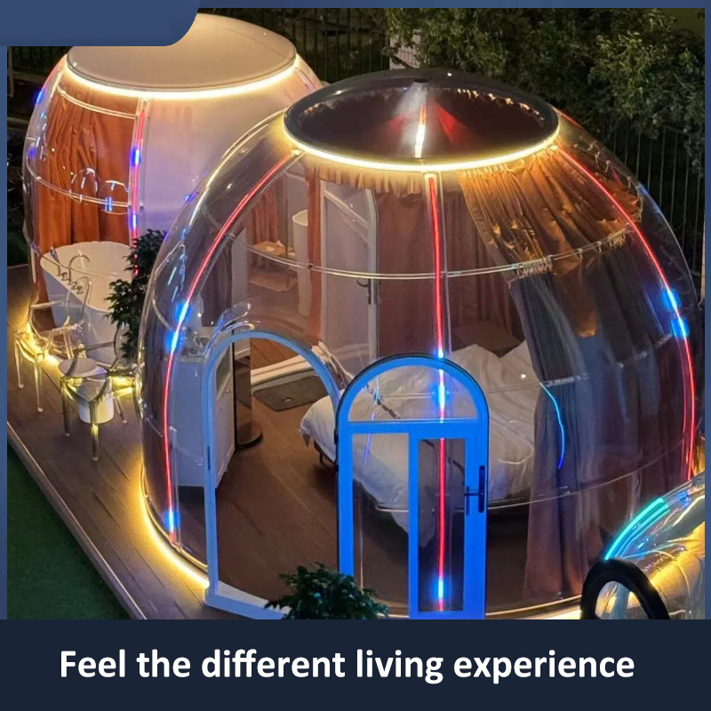 Outdoor Villa Hotel Bubble Room Transparent tent Glass celebrity Restaurant Sun Room PC Star Room Outdoor Homestay