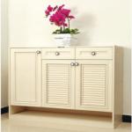 Home Living Room Aluminum Shoe Cabinet Optional Color Durable