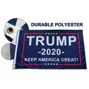 Quality Flags Trump 2020 Keep America Great Flag 150*90 cm Polyester Banner for President wholesale