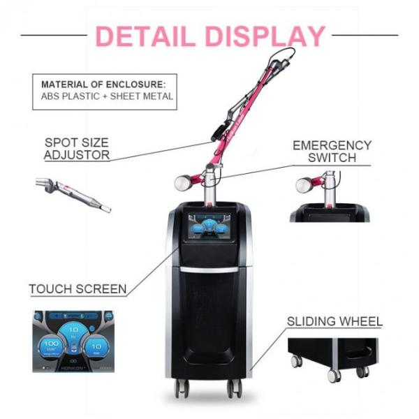 Cheap 600mj 532nm 1060nm Picosecond Laser Device Tattoo Removal for sale