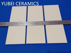 Quality Light Yellow 99% Alumina Ceramic Plates Dry Pressing High Strength wholesale