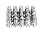 Silver / Chrome Wheel Lug Nuts Acorn Cone Seat Bullet Bulge Style 7/16"X20