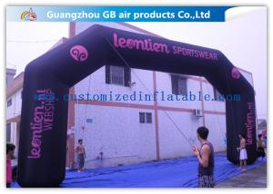Quality Durable Black Inflatable Arch , 26 Feet Inflatable Entrance Arch For Advertising wholesale