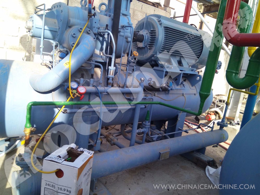 50 Ton Tube Ice Machine for Cooling Foodstuffs Video Outgoing-Inspection Provided