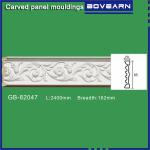 Polyurethane interior living room decoration moulding /chair rails/ white primed